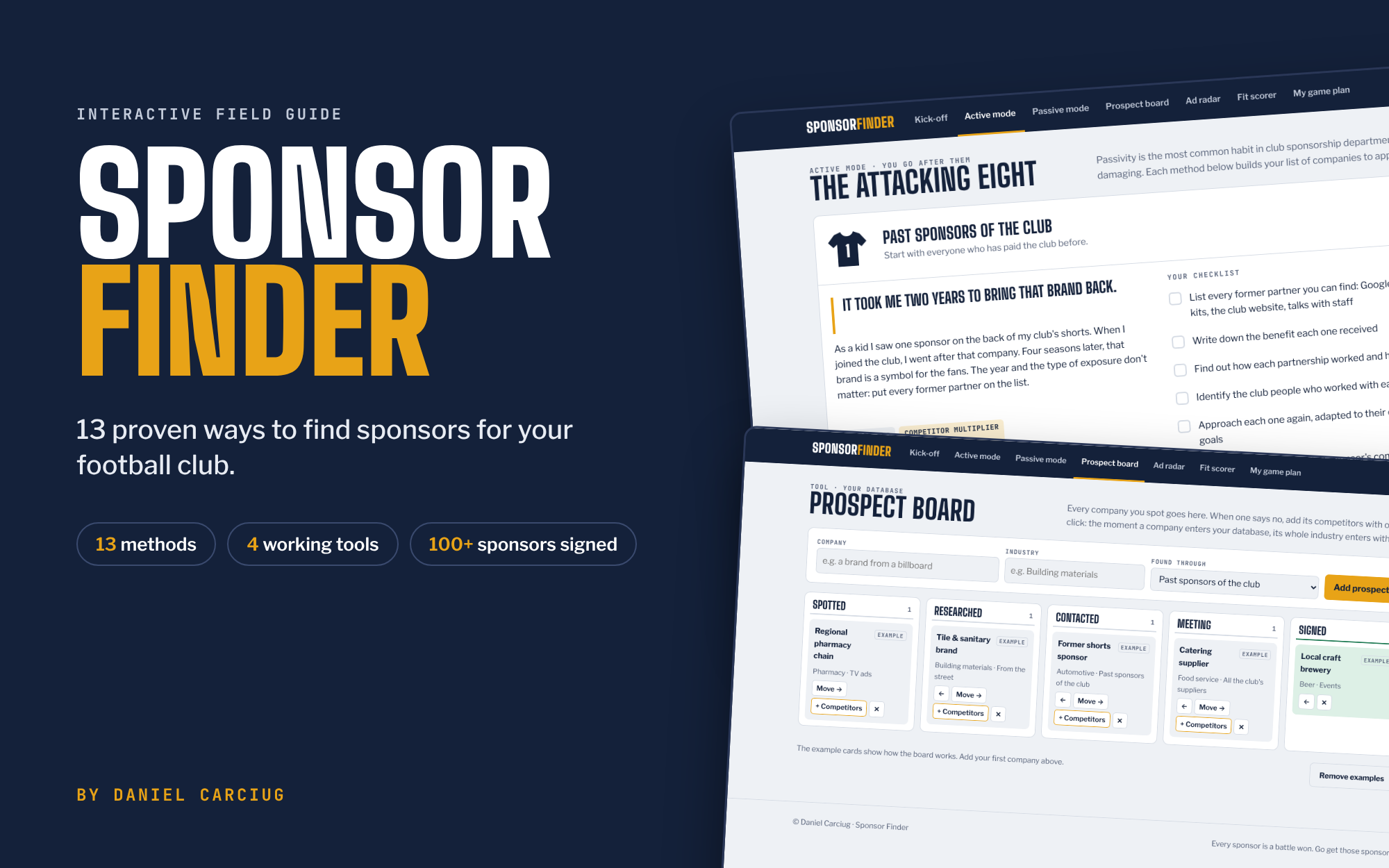 Sponsor Finder cover